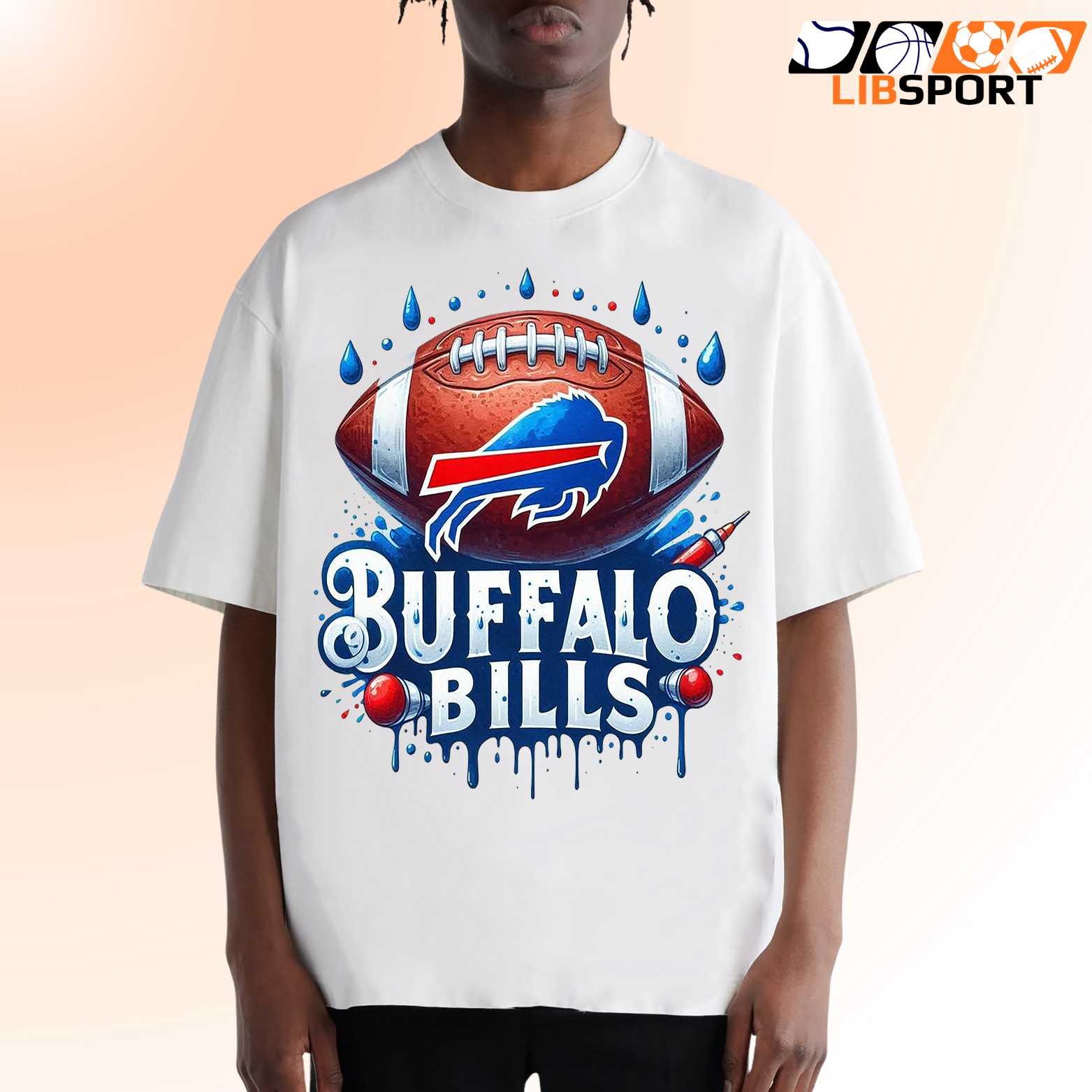 Nfl Buffalo Bills Graphic Tee, Unisex Football T Shirt, Go Bills Spirit Top